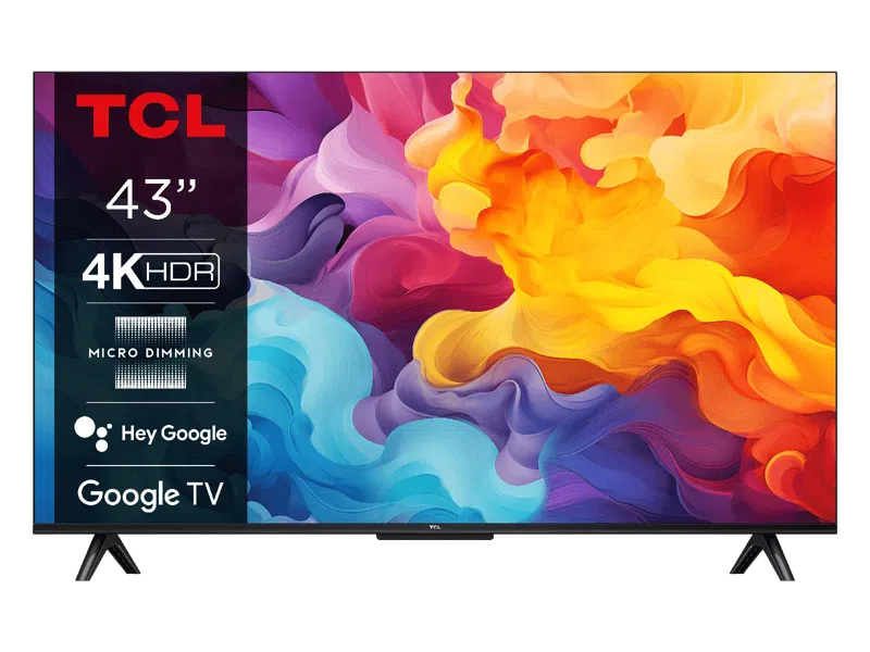 tcl 43v6c 43 inch uhd 4k google smart tv new model 2025