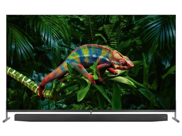 tcl 75" 8k qled tv with hdr premium 1000, onkyo sound and android tv-75x915 series